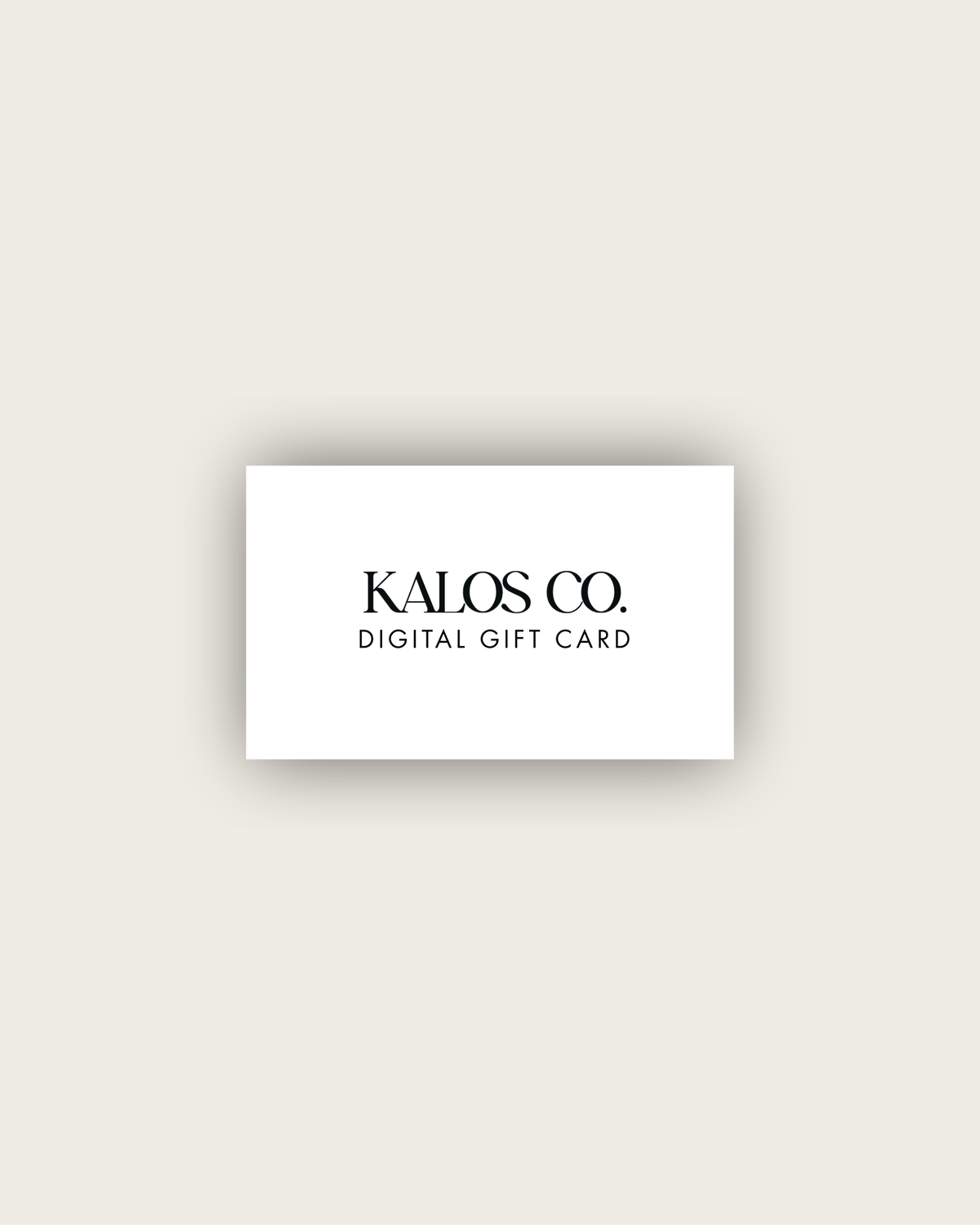 DIGITAL GIFT CARD